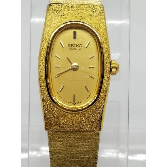 Vintage Seiko Women\'s Watch 22mm 1f20-5c90 main image 2